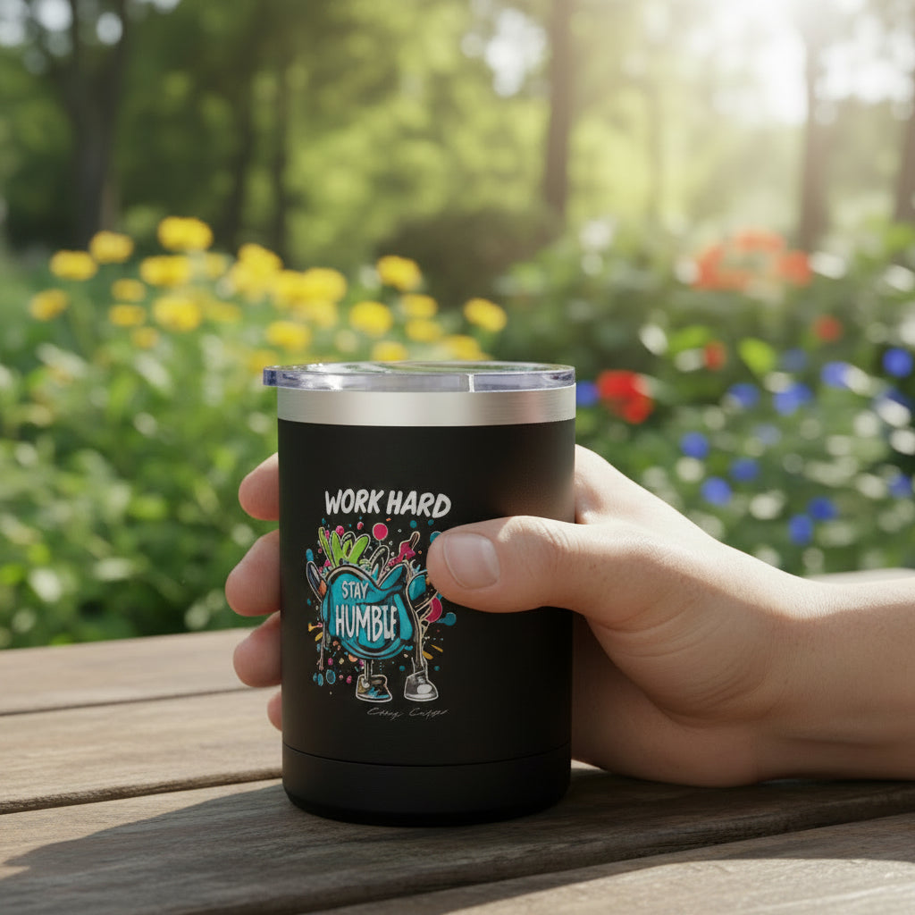 Stylish Insulated Coffee Mug Tumbler, Perfect for Gifts, Coffee Lovers, Travel, Home, Holidays, Personalized Drinks