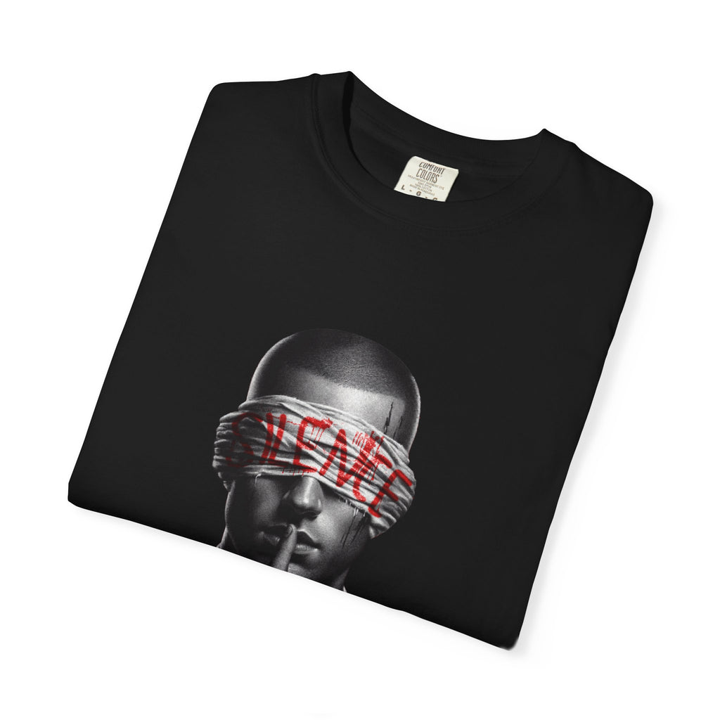 Statement Graphic Tee - Silence, Unisex T-Shirt for Music Lovers, Gift for Him/Her, Casual Wear, Unique Art Shirt