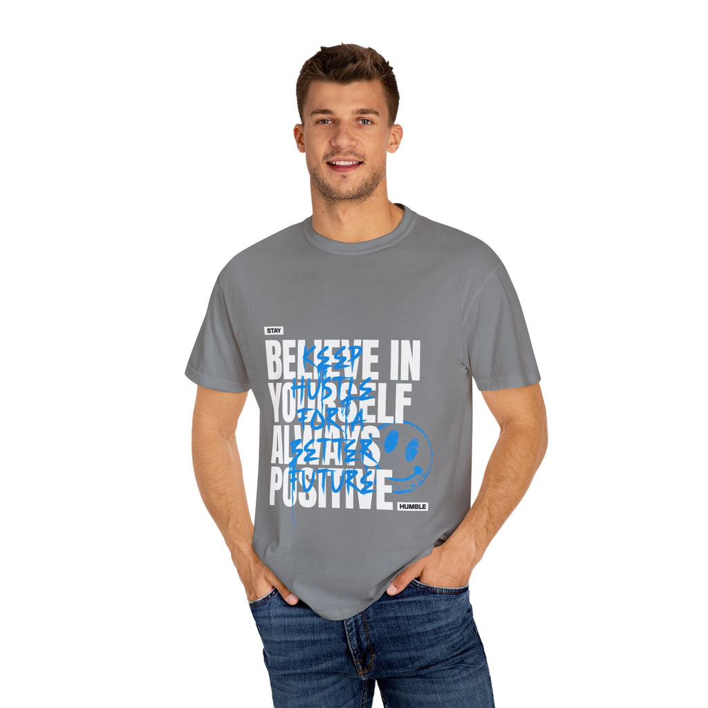 Unisex Motivational T-Shirt - Keep Hustling for a Better Future, Casual Wear, Streetwear, Gift for Entrepreneurs, Positive Vibes