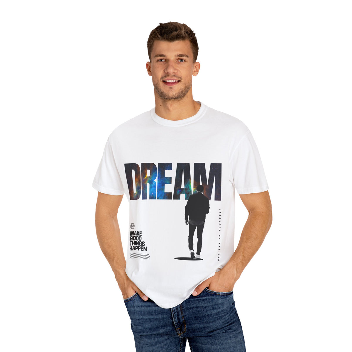 Dream Big Unisex T-Shirt | Inspirational Quote Tee, Motivational Shirt, Casual Wear, Gift for Dreamers, Relaxed Fit