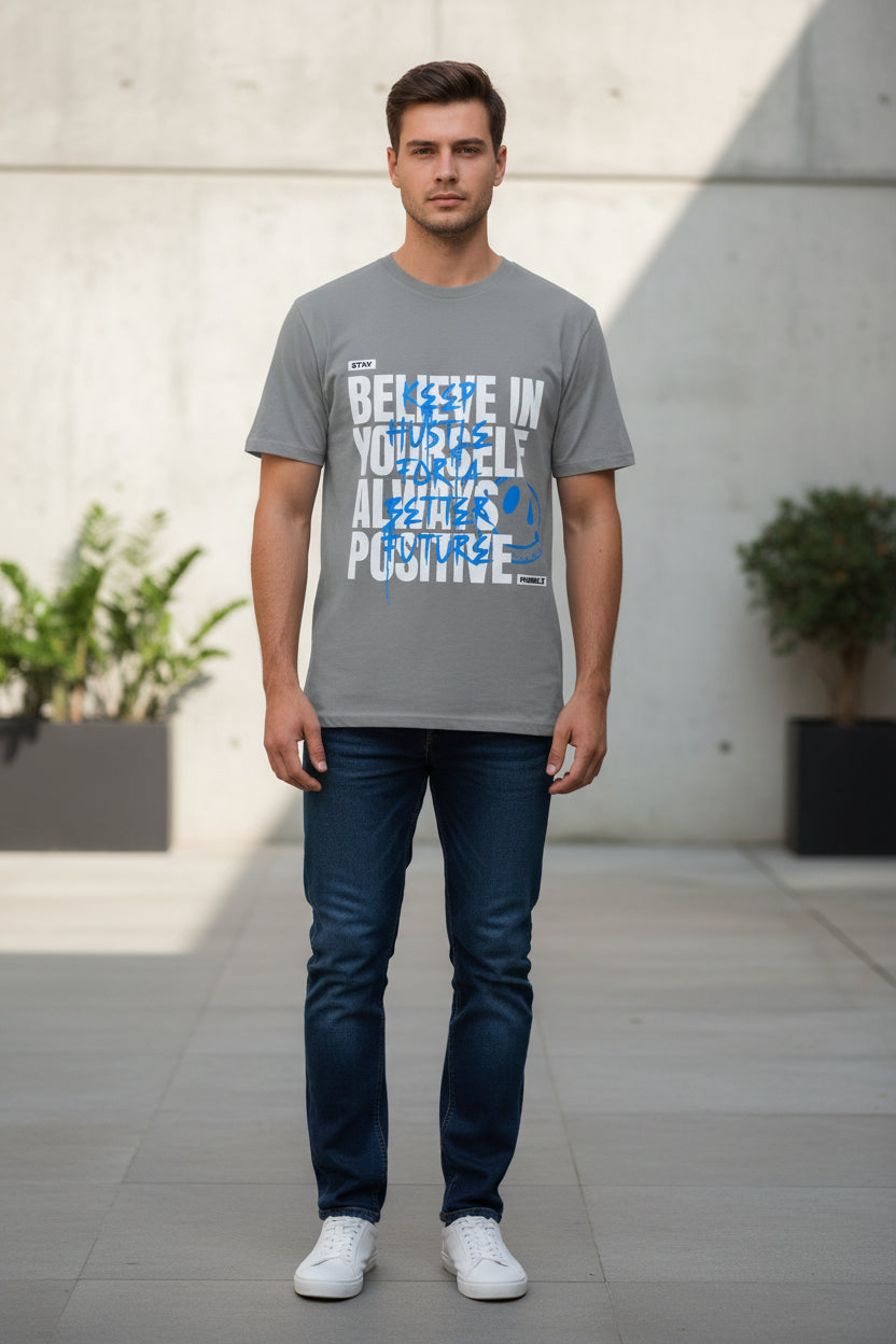 Unisex Motivational T-Shirt - Keep Hustling for a Better Future, Casual Wear, Streetwear, Gift for Entrepreneurs, Positive Vibes