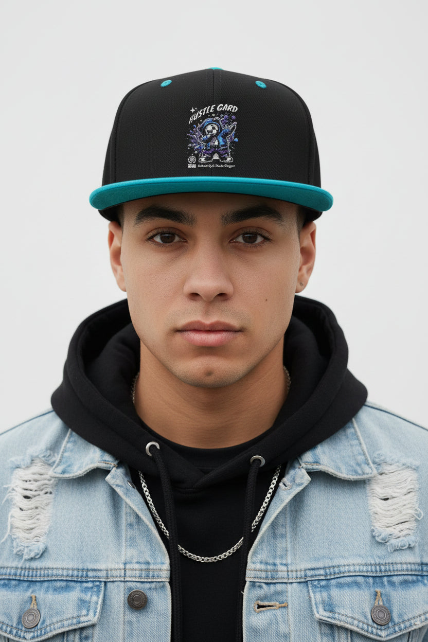 Stylish Flat Bill Snapback Hat, Trendy Cap for Casual Outings, Perfect Gift for Hip Hop Lovers, Custom Graphic Hat, Streetwear Accessory