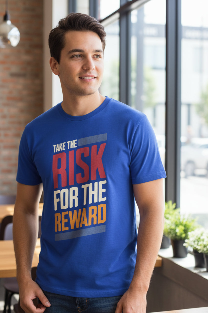 Take the Risk or Lose Adult T-Shirt