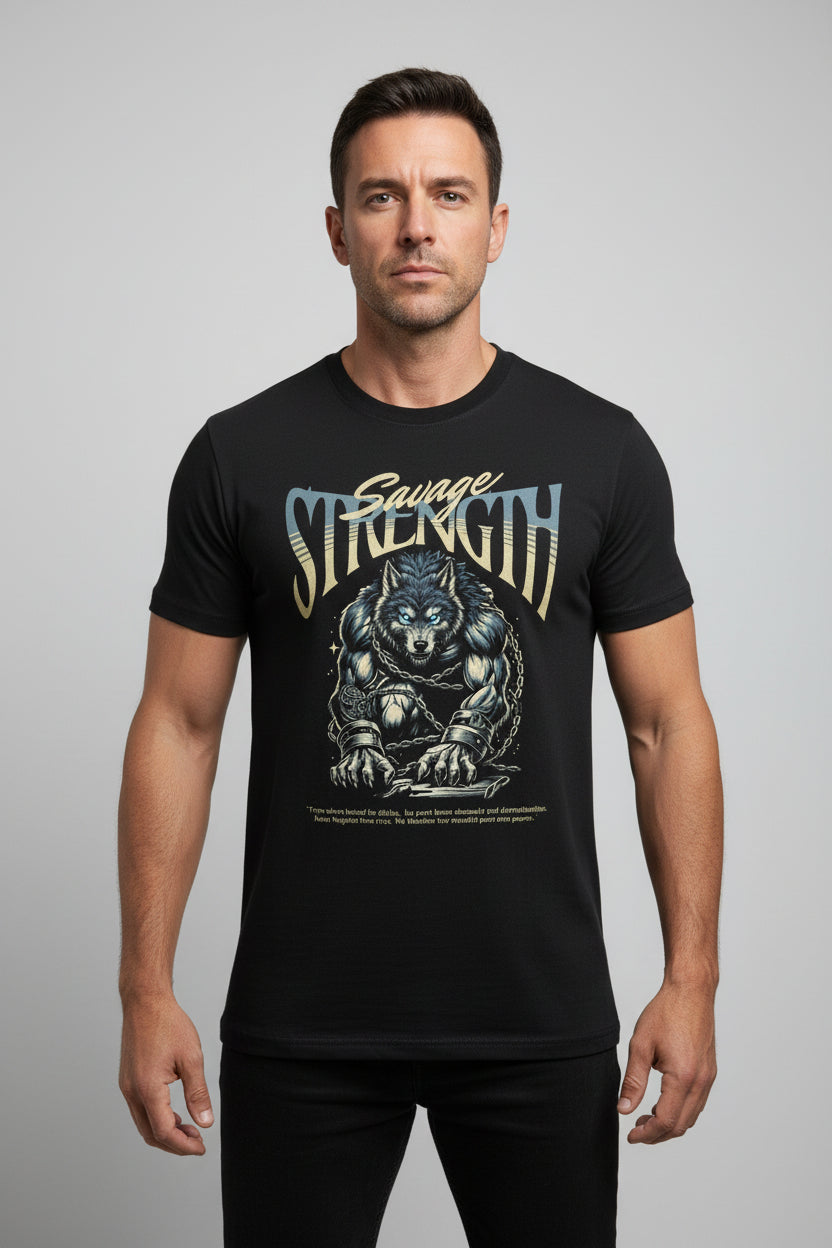 Savage Strength Adult T-Shirt